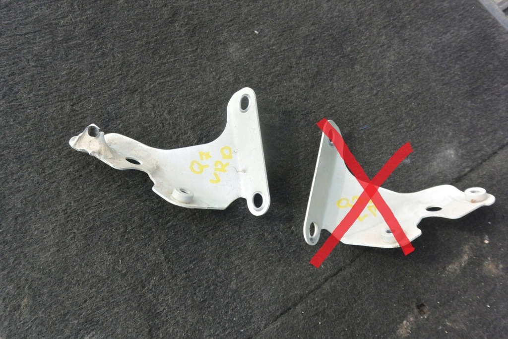 фото №1, Кронштейн крыла правый левый перед audi q7 4l