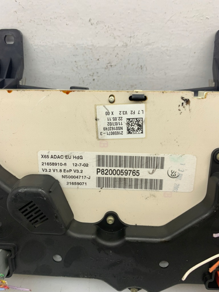 фото №5, Лічильник приладова панель 8200059765 renault