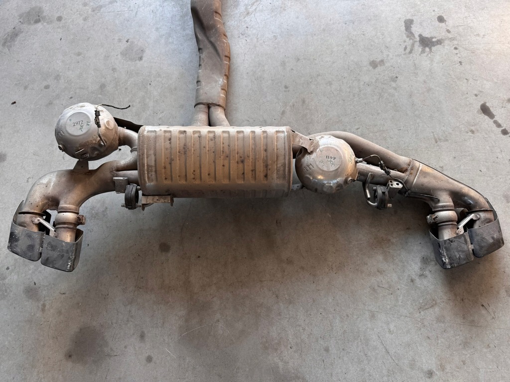 фото №13, Audi sq7 q7 4m 2015-2024 4.0 tdi гаситель выпускной выхлоп активный