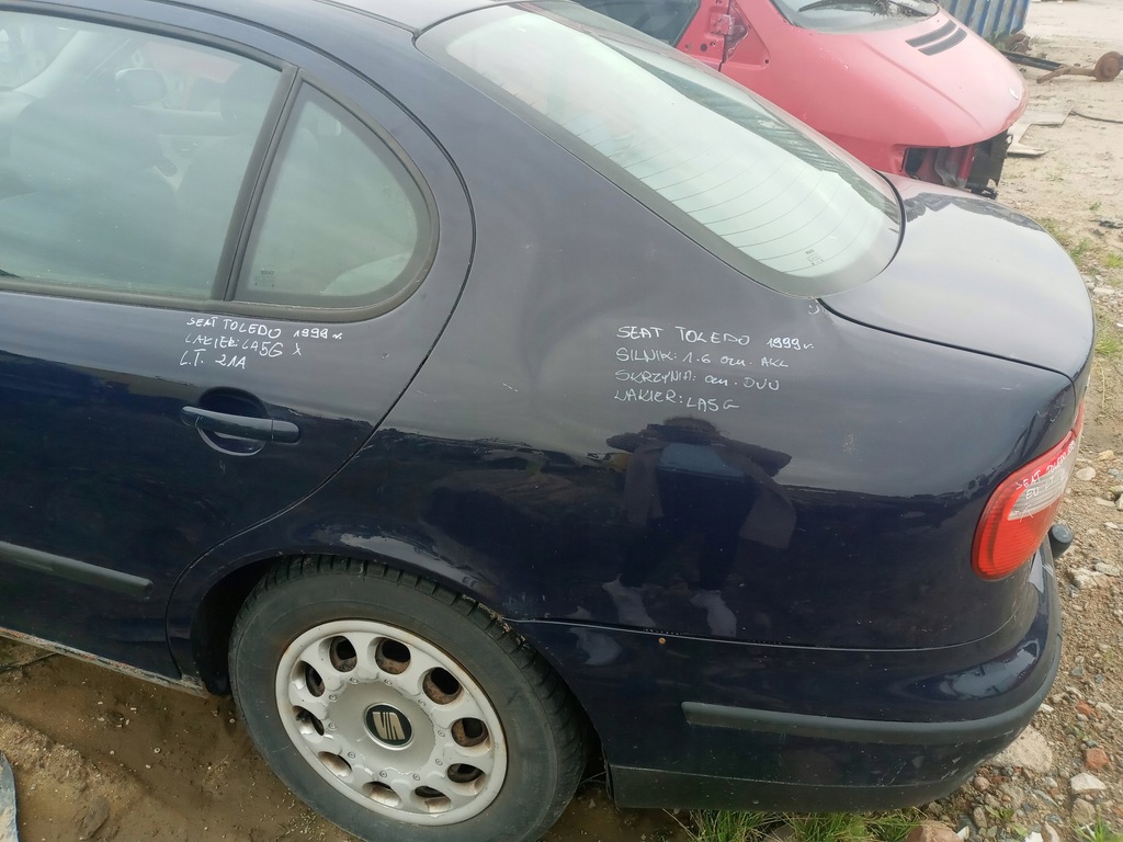 фото №7, Seat toledo ii дверь левый задняя левая задние la5g