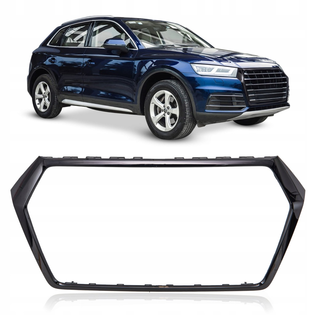 фото №1, Audi q7 sq7 4m 15-20 przed faceliftingiem czarna рамка решетка 4m0853651b