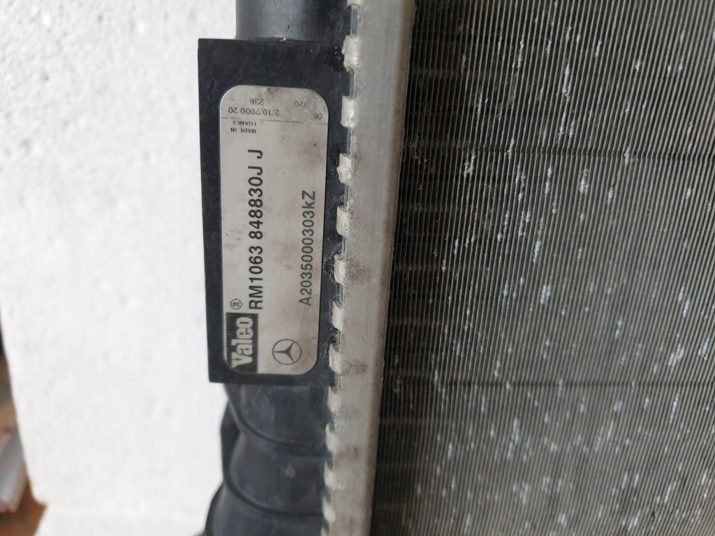 фото №8, Радиатор wody mercedes w203 1.8 бензин