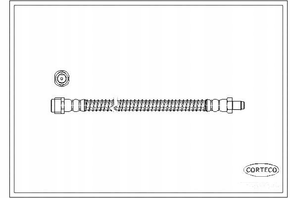 Купити Шланг гальмівний corteco 2044200048 2304200148 20