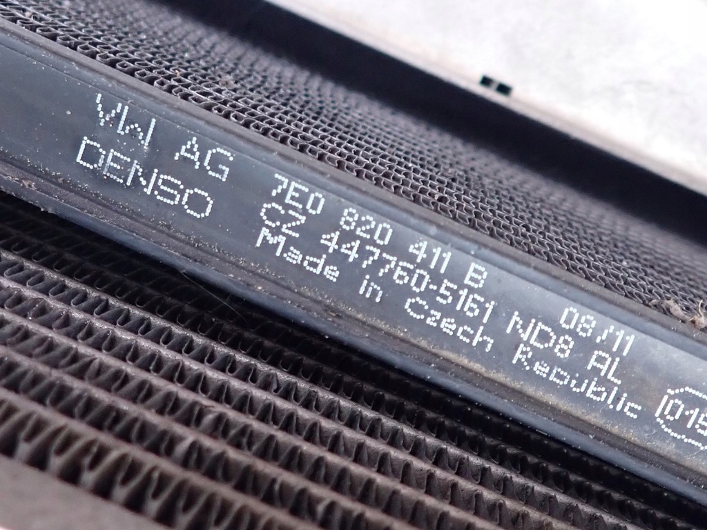 фото №12, Комплект радіатор wody кондиціонер вентилятор vw transporter t5 2.0 tdi 75kw 11r