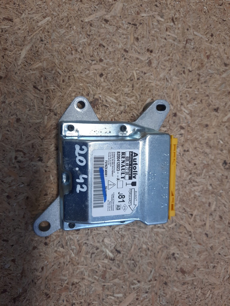 фото №1, Модуль датчик подушка безопасности renault espace iv