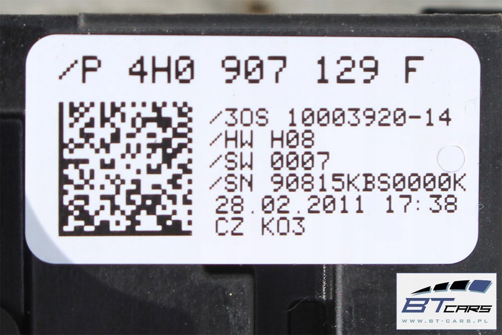 фото №8, Audi a8 перемикачі важіль перемикач перемикачі керма круїз-контроль 4h0953