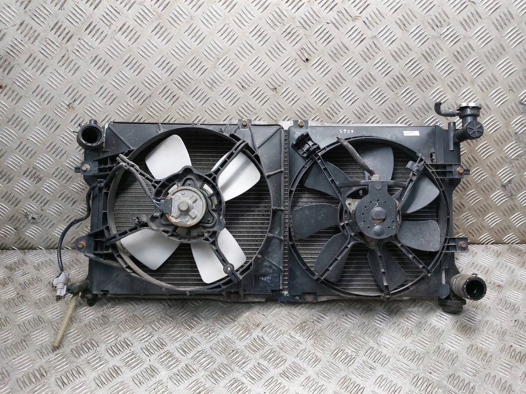 фото №7, Радіатор комплект + вентилятор mazda 626 v gf 1.8 16v