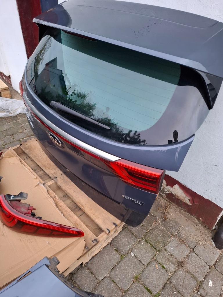 фото №10, Kia sportage iv 4 15-18 kompletny задня бампер кришка багажника gt-line d7 szary