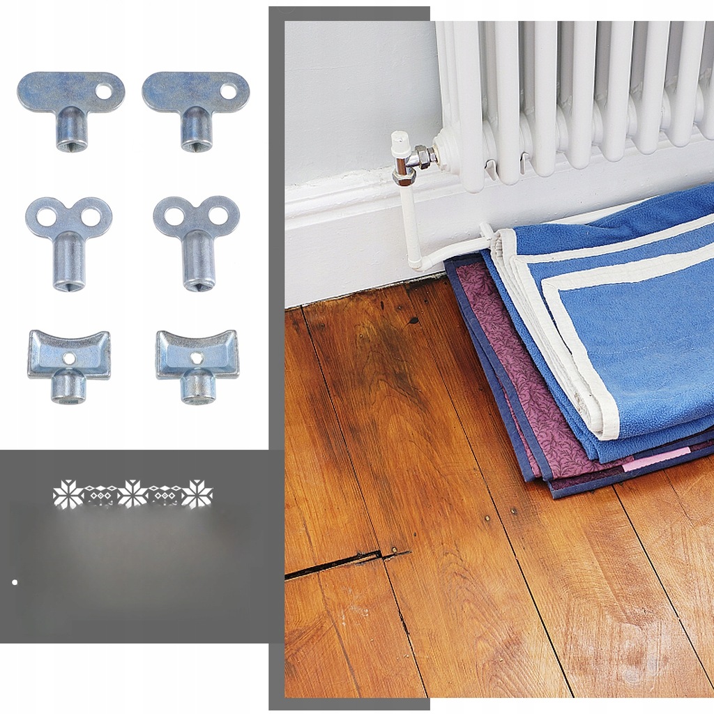 фото №10, Клапани grzejnikowe ключі гідравлічний ключ krany клапани ключі клапан відпускаючий 6 szt.