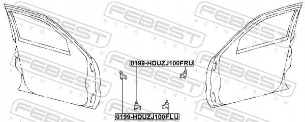 фото №3, Петля двері 0199-hduzj100fru febest