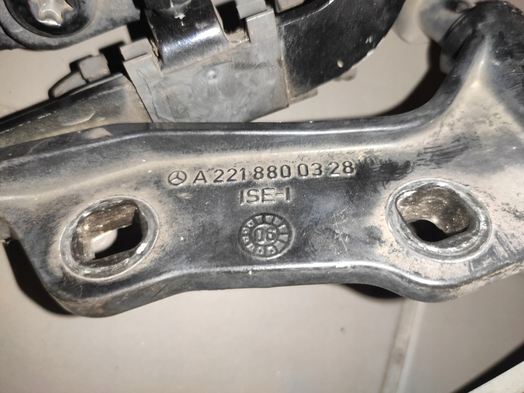 фото №13, Mercedes s-klasa w221 петлі петля капот лівий правий комплект black