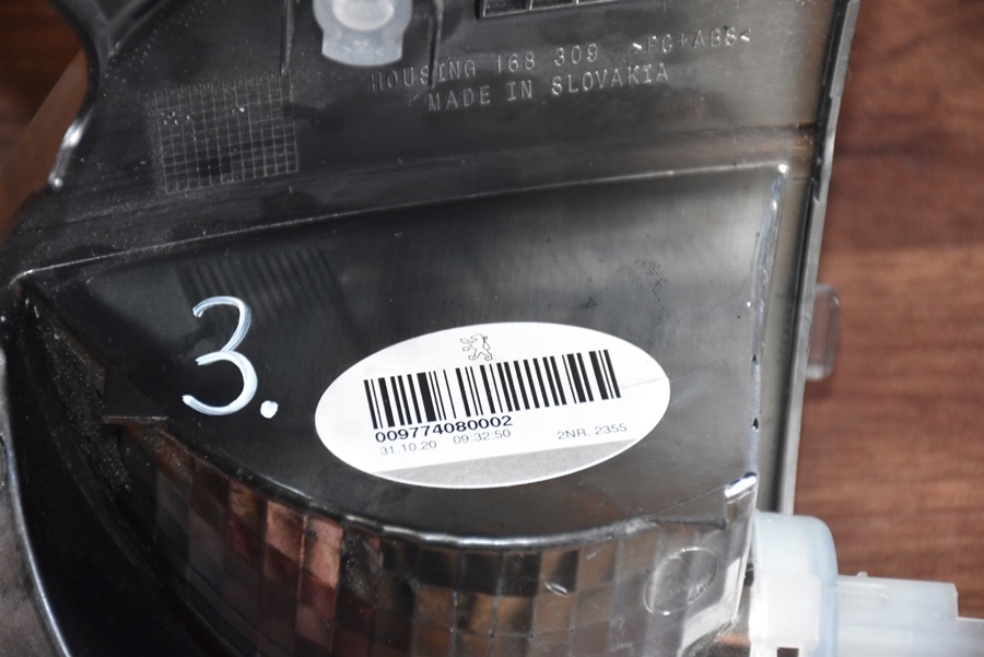 фото №13, Лампа бампера права задня citroen c3 aircross r2018