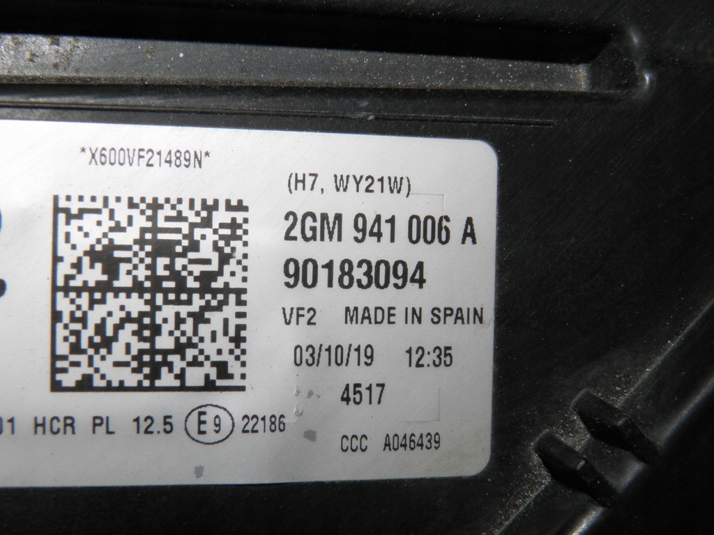 фото №9, Фара лампа правый левый перед vw t-cross 2gm941006a 2gm941005a