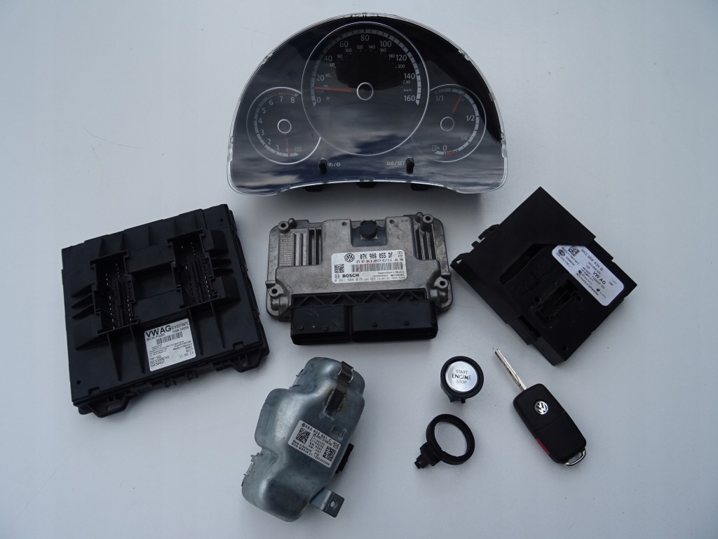 фото №1, Vw beetle 5c 2.5 usa набор стартовый блок управления kpl