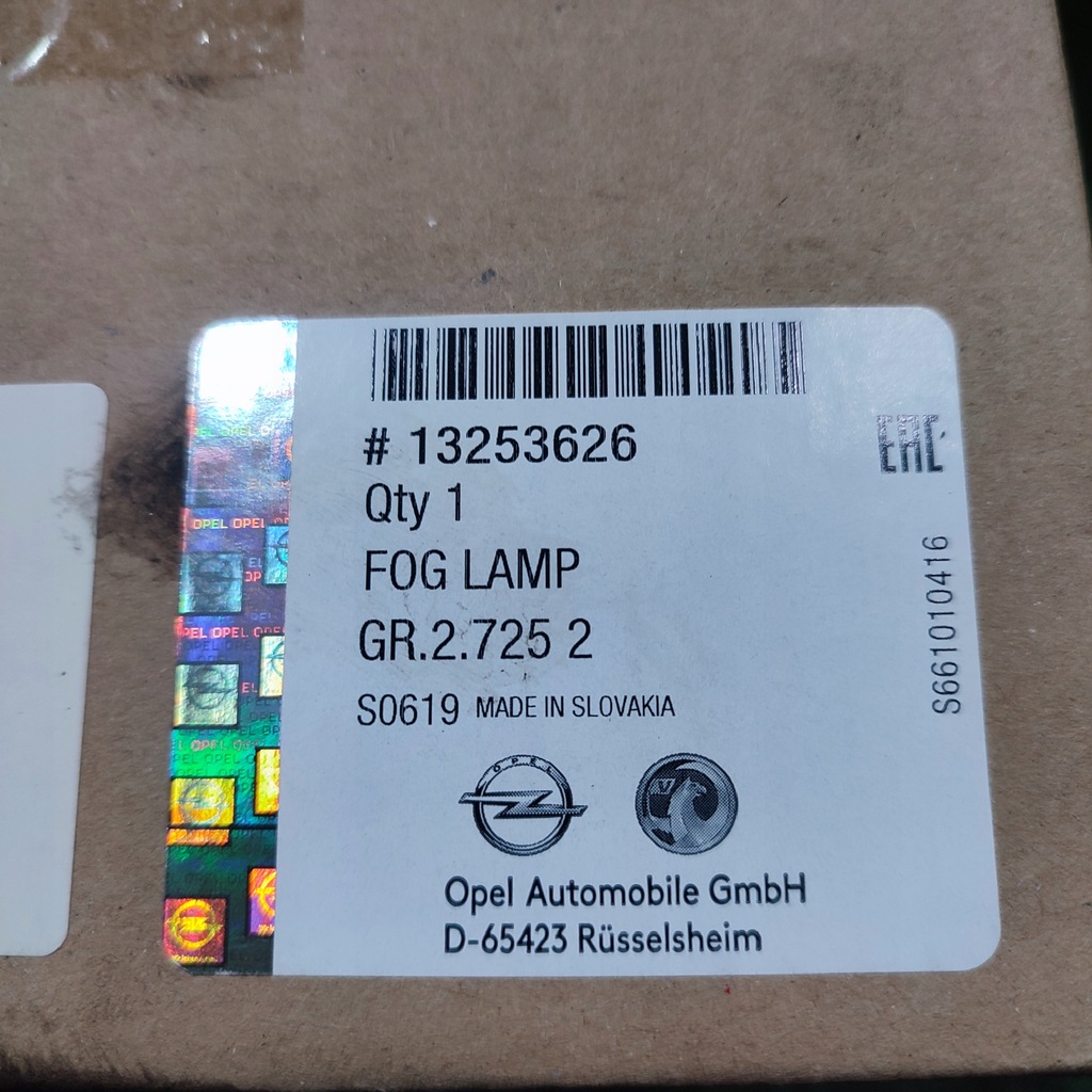 фото №7, Противотуманная фара правый opel corsa d 13253626