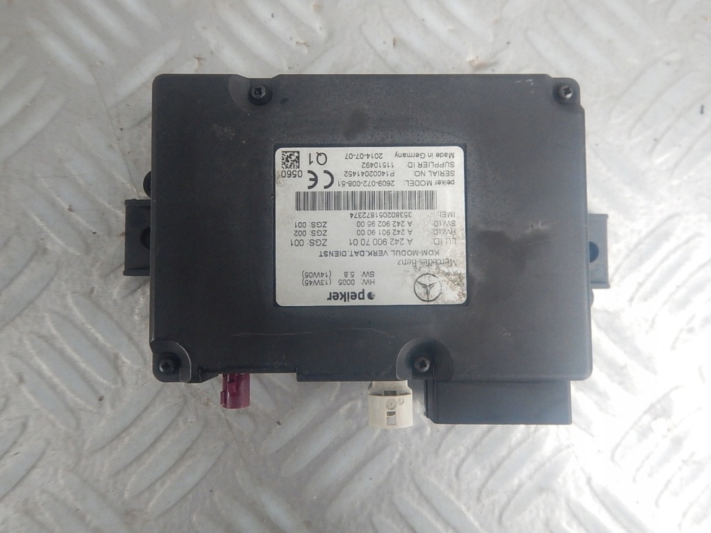 фото №1, Mercedes gle gls gl x166 ml w166 166 модуль telematic блок керування a2429007001