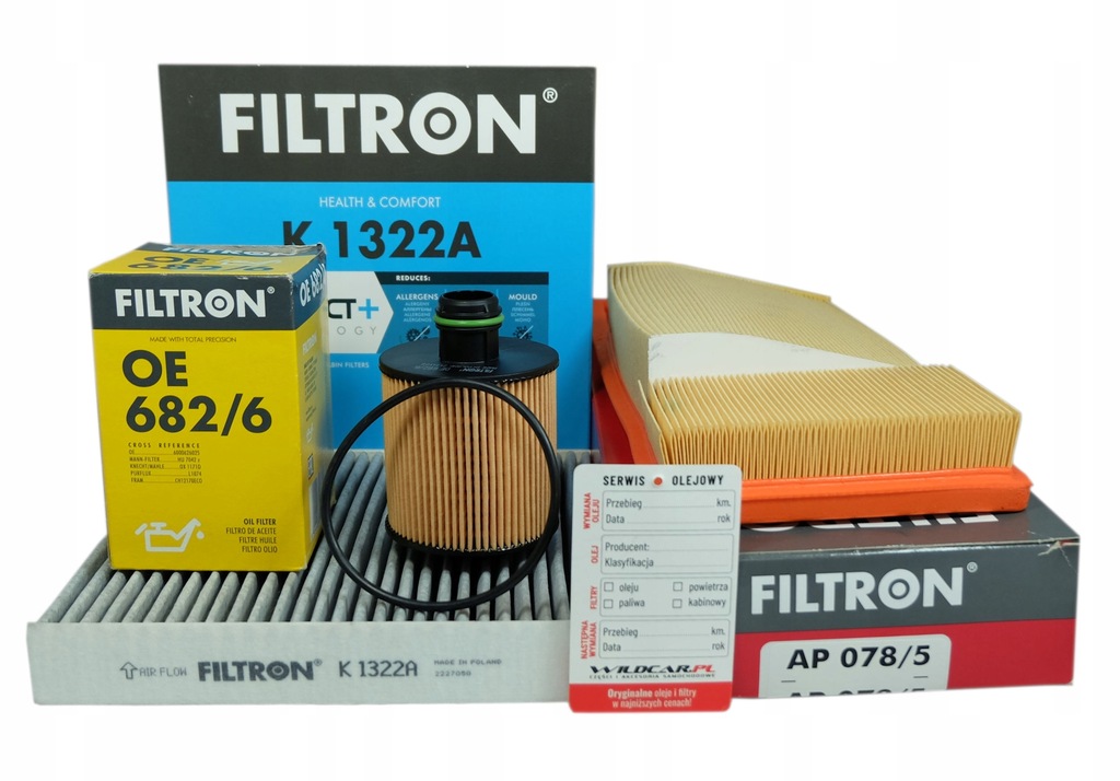 фото №1, 3x фільтр fiat panda iii 1.3 d multijet 2012- euro6