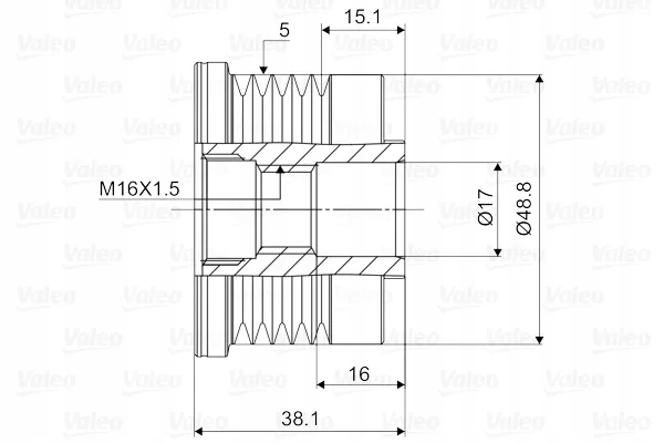 Шків renault master 1.9 дизель 1 588038 Ціна