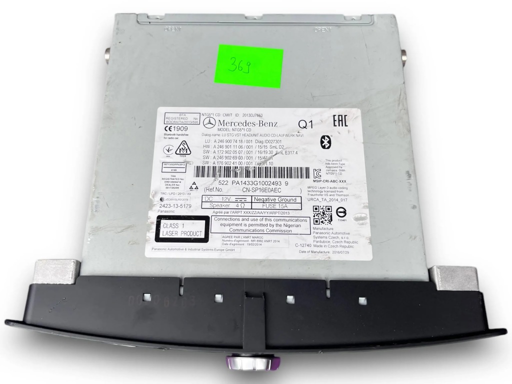 фото №6, Mercedes w246 радио navi 2469007418 #369 m