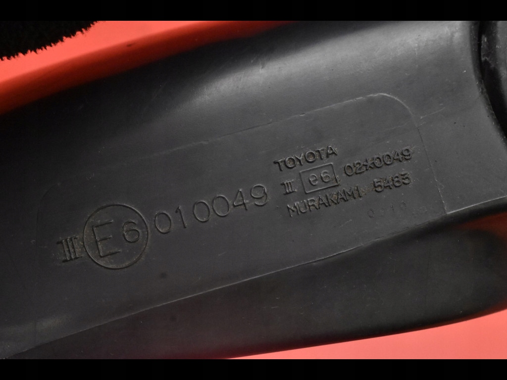 фото №8, Зеркало правое чёрные 010049 eu toyota yaris verso 1 i 99-06 3 pin