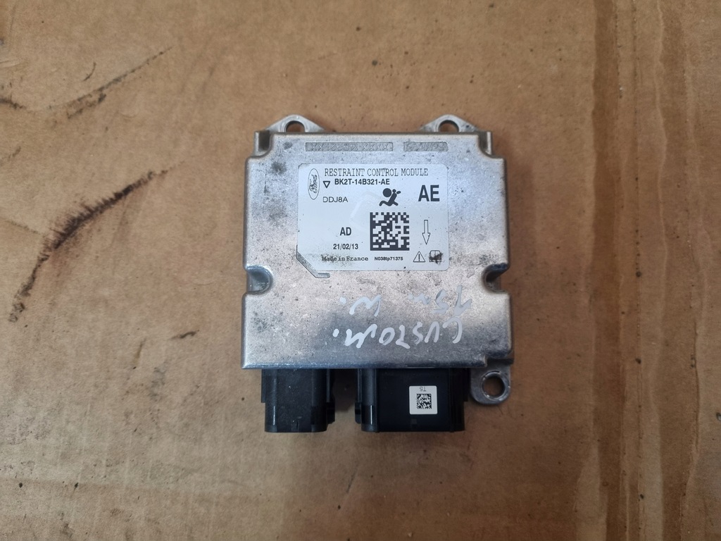 фото №2, Ford transit custom 14 r модуль датчик подушка безопасности