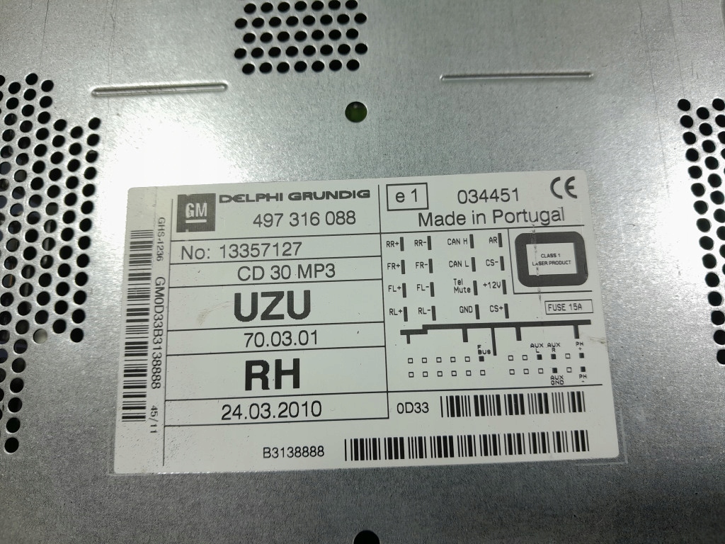 фото №5, Opel corsa d lift радио cd 13357127