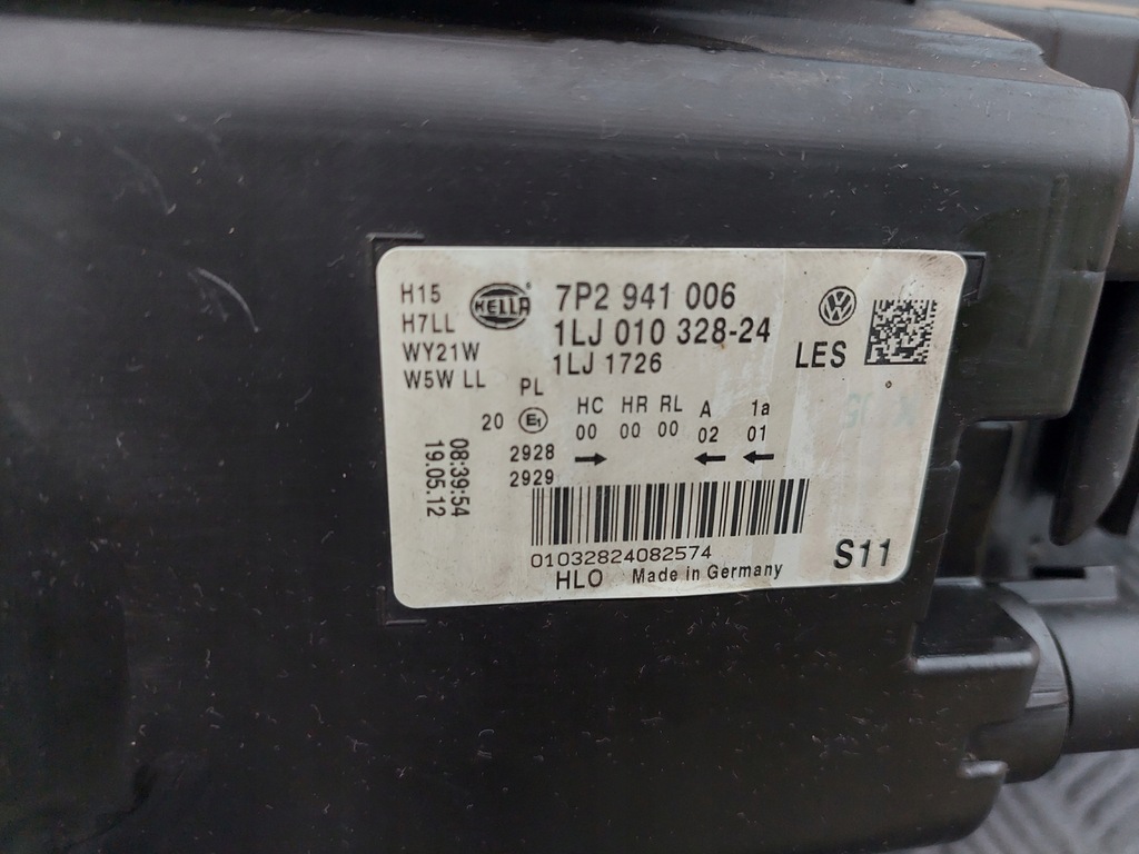 фото №8, Лампа перед передня права комплектна 7p2941006 anglik vw touareg ii 2 7p