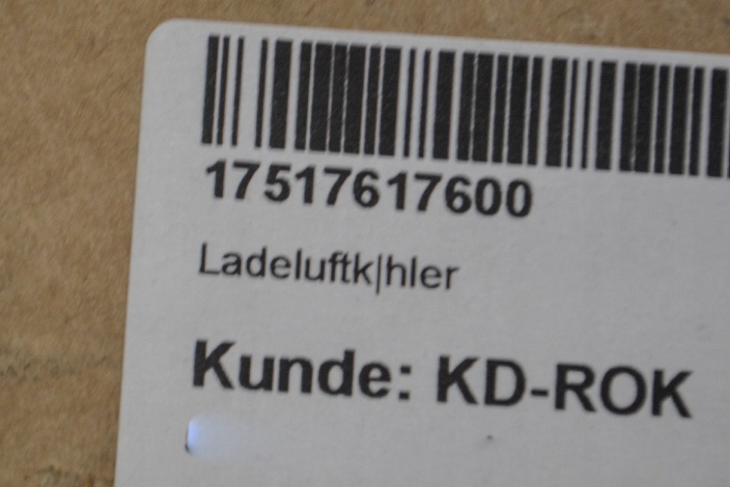 фото №7, Bmw x1 f48 интеркулер радиатор 17517617600 новый оригинальный