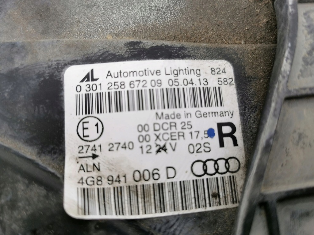 фото №13, Audi a7 s7 4g 2013 правая сторона лампа передняя