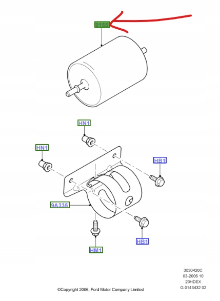 фото №8, Фильтр топлива ford transit- mondeo 06-