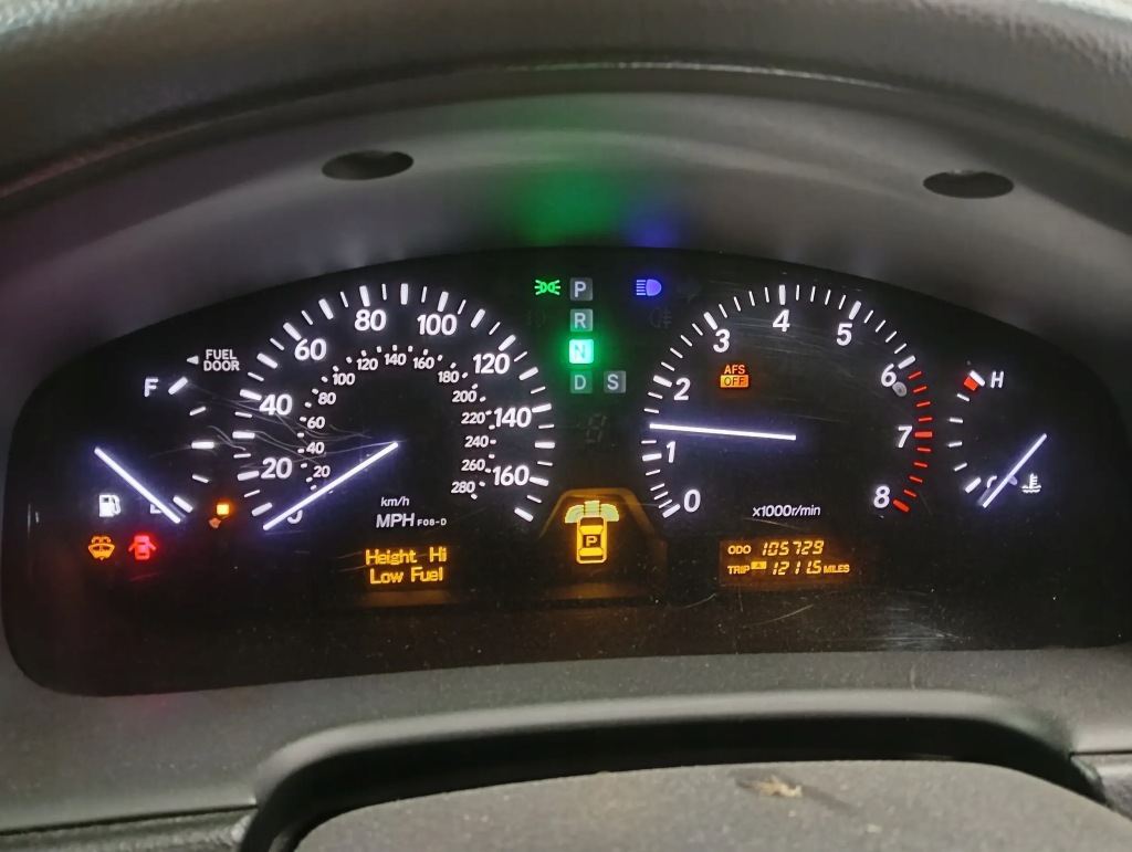 фото №1, Lexus ls 430 ls430 2004 lift приборы счетчик спидометр