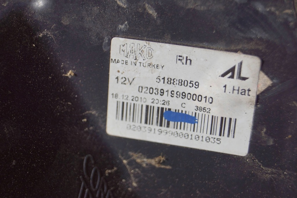 фото №14, Fiat grande punto evo лампа правий задня s1874