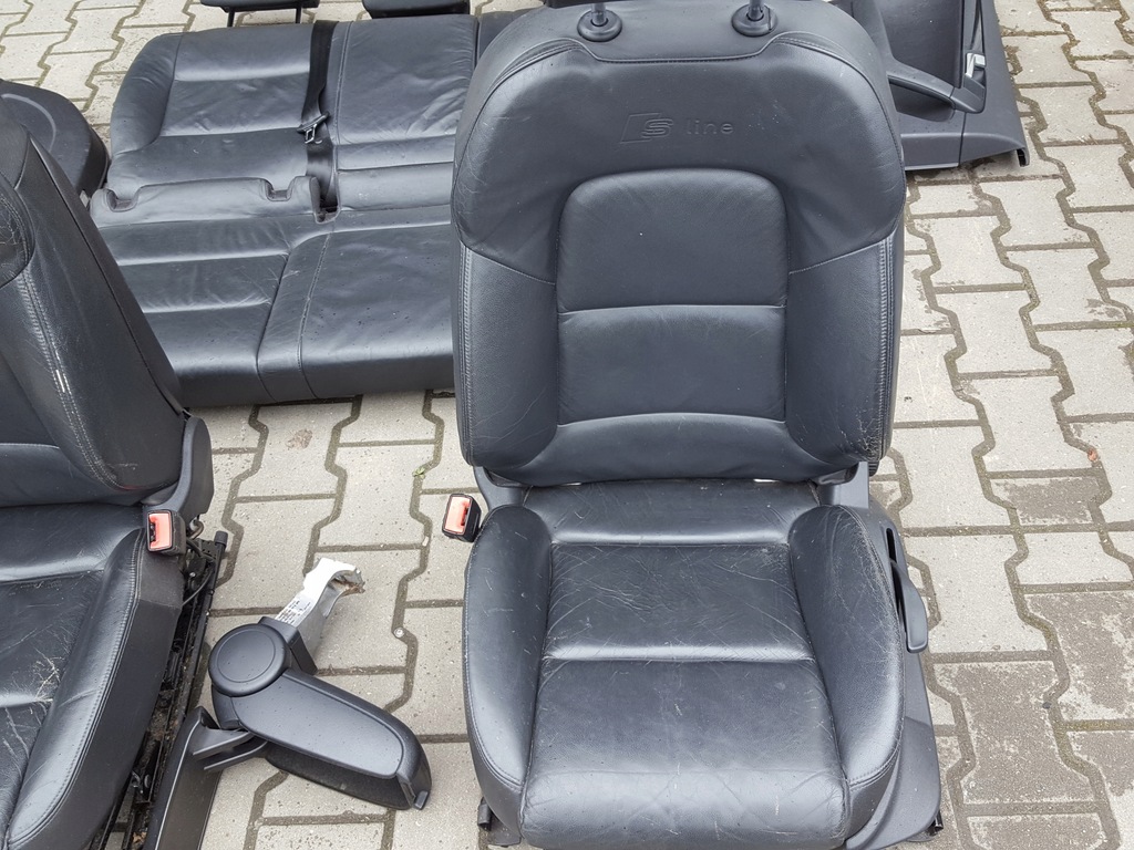 фото №9, Audi a3 8p s-line сидіння шкіряний заднє сидіння 5d