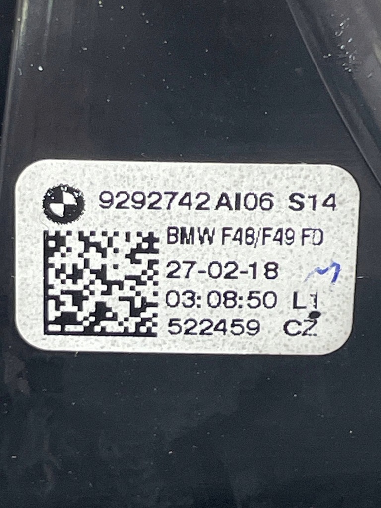 фото №9, Bmw оригінальний номер 9335205 9292742 x2 f39 захист корпус решітка обдув задня