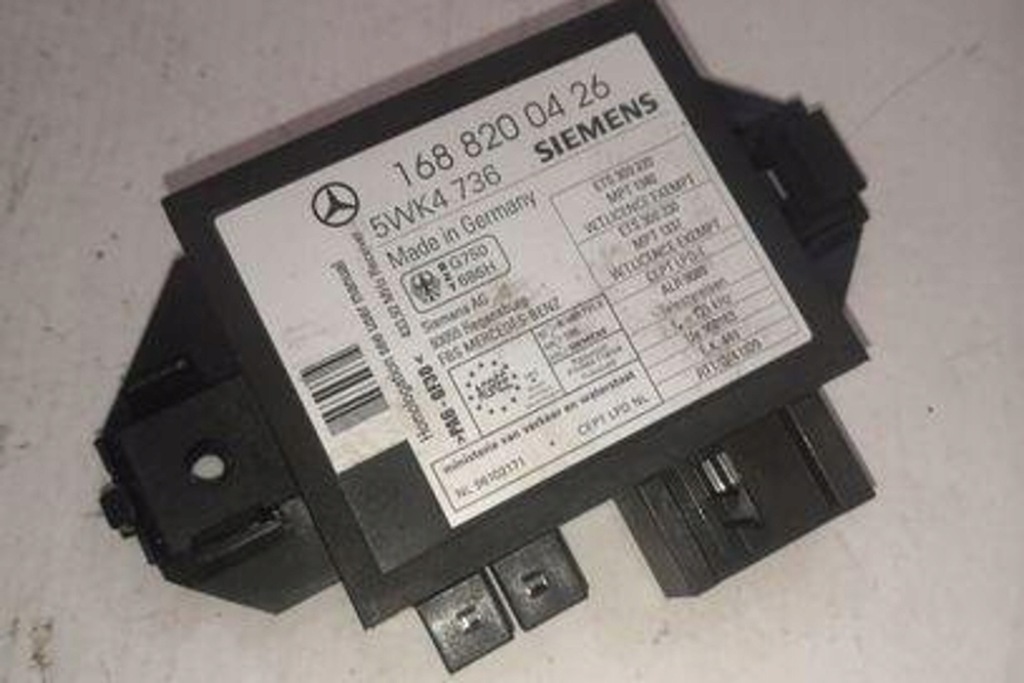 фото №1, Модуль імобілайзер mercedes-benz a w168 1688200426 1.9l бензиновий 92kw