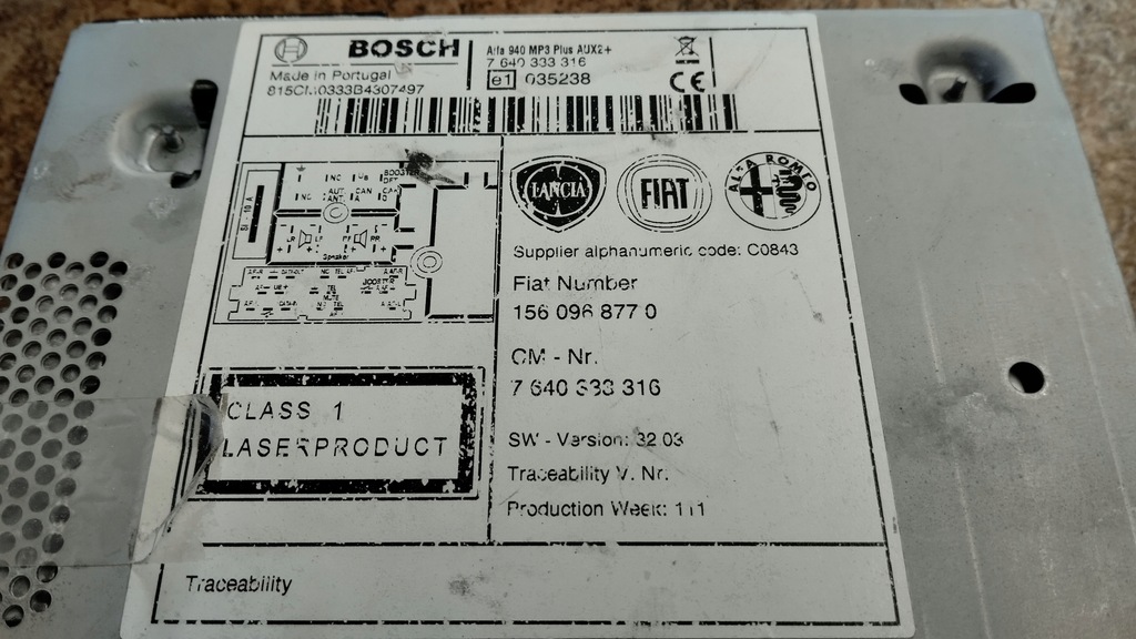 фото №2, Радио радиопроигрыватель cd mp3 alfa romeo giulietta 1560968770