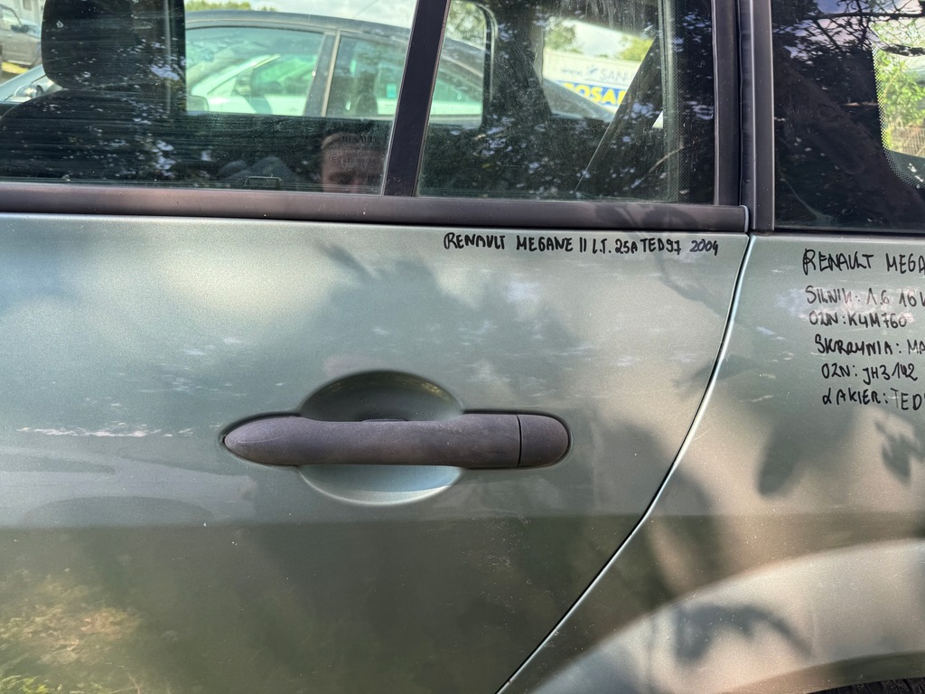 фото №3, Renault megane ii дверь левый задняя левая задние