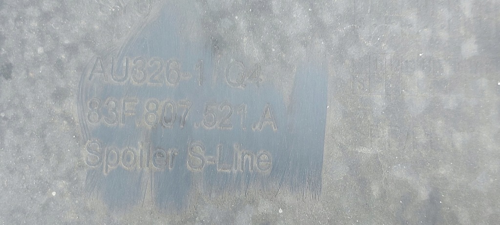 фото №13, Audi q3 83a s-line sportback накладка бампер задняя 20r