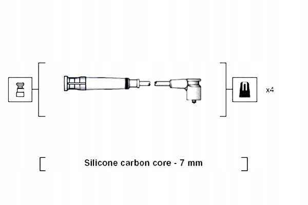 фото №1, Дроти запалювання bmw magneti marelli