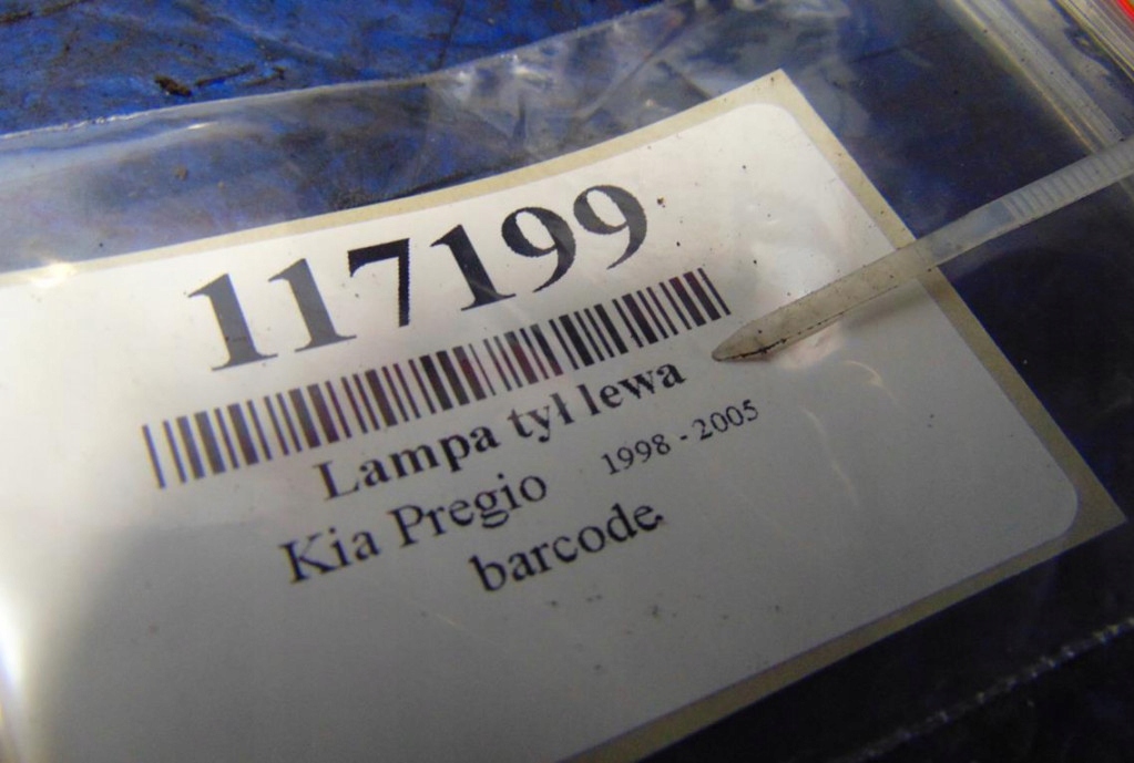 фото №5, Kia pregio лампа задняя левая