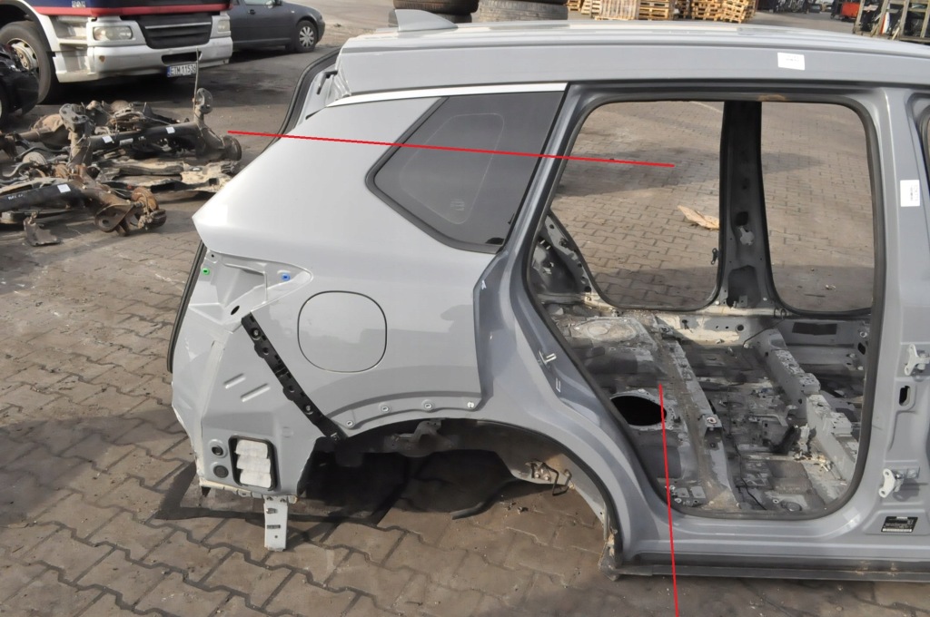 фото №15, Nissan x-trail iv t33 pas задня задній крила лівий правий чверть піддон kbyg