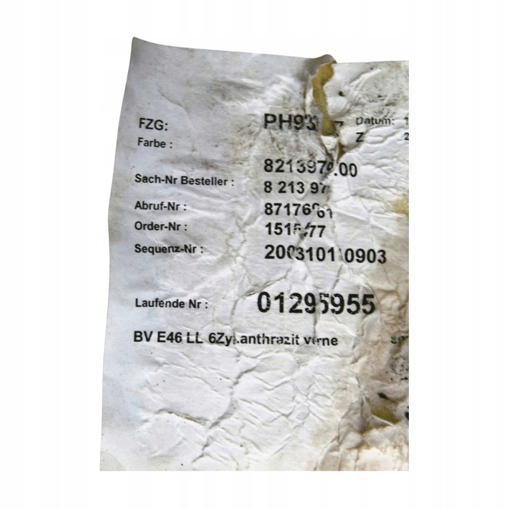 фото №7, Обшивка пол коврик перед bmw e46 sedan kombi