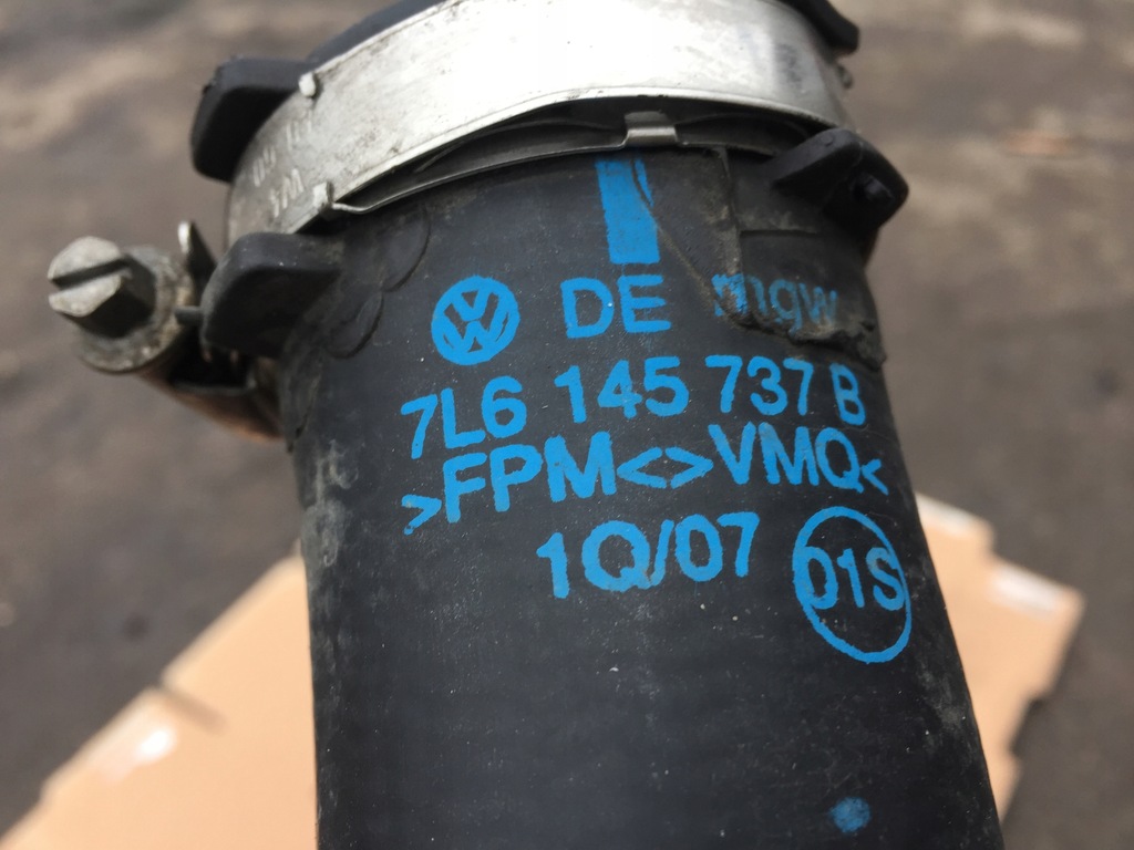 фото №8, Audi q7 4l 3.0 tdi труба шланг интеркулер