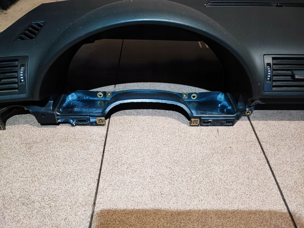 фото №8, Панель приладів приладова консоль air bag audi a4 b6