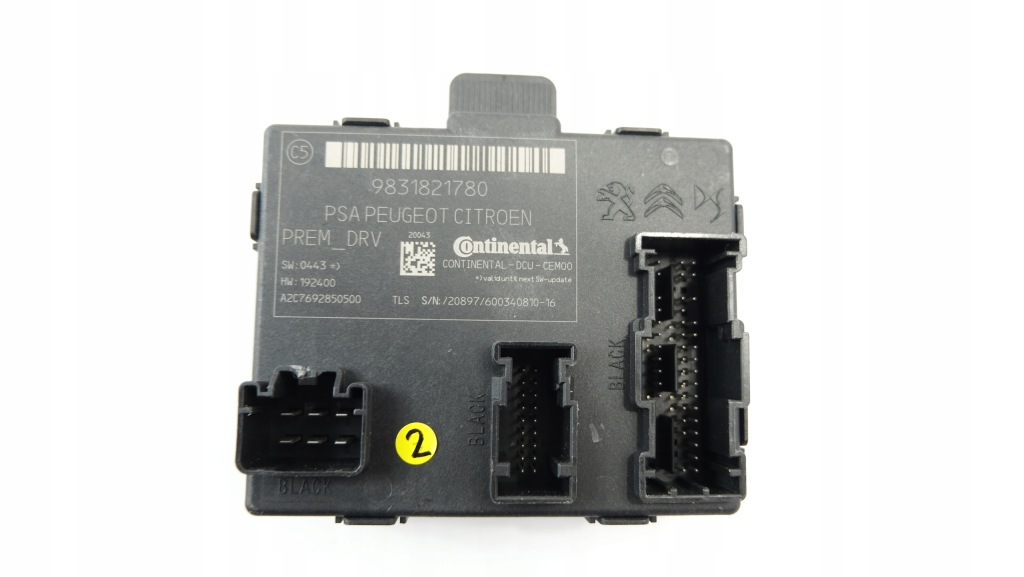 фото №1, Citroen ds4 ii модуль двері лівий перед 9831821780