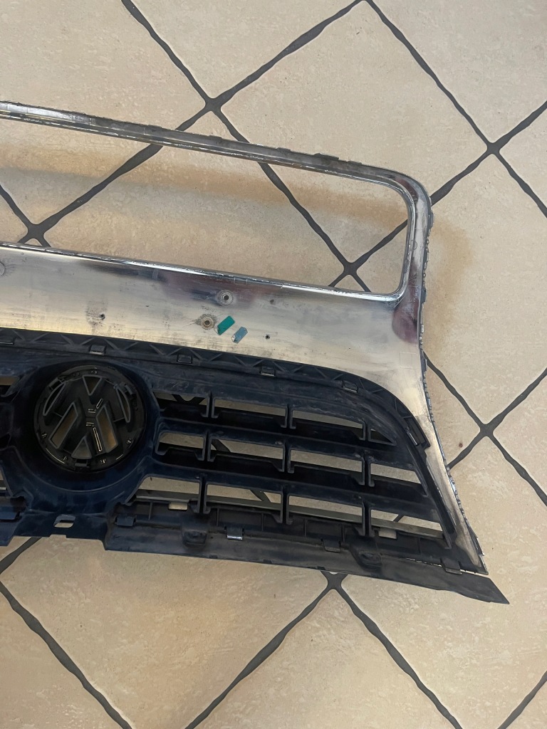 фото №6, Vw touareg i решётка радиатора решётка радиатора оригинал