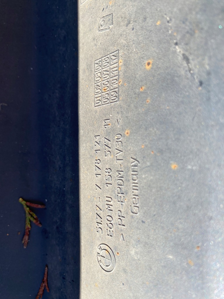 фото №5, Молдинг поріг ліва bmw 5 e60 e61 platingrau