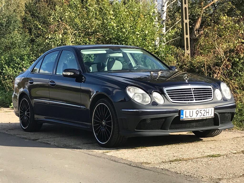 фото №10, Mercedes w211 бампер передний перед спойлер тюнинг