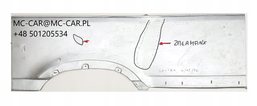 Купити Крило правий задні renault master movano interstar