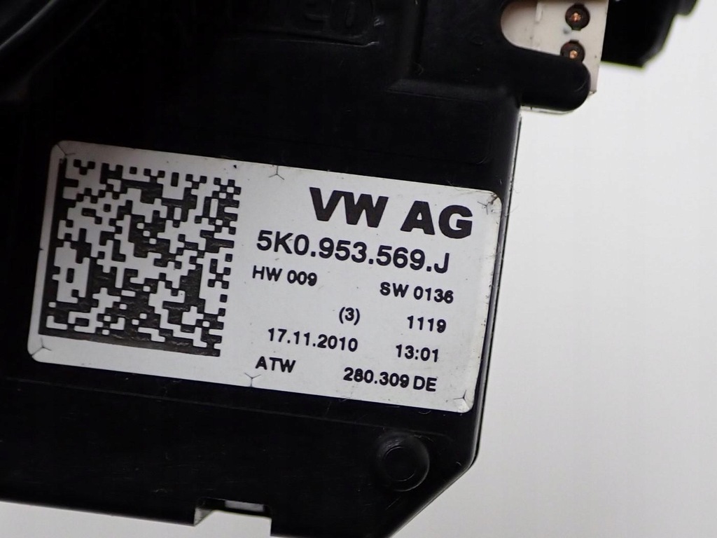 фото №9, Рычаг переключатель лента комбинированный 5k0953501bf vw touran i ii 1t 11r